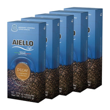 Load image into Gallery viewer, Aiello Caffé Naturally Decaffeinated Italian Espresso Capsules Pack, 50 Count Single Cup Coffee Pods Compatible with Nespresso Original Machines - International Loft
