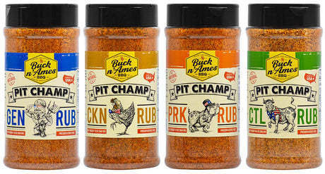 Buck n' Ames BBQ Rubs Bundle - International Loft