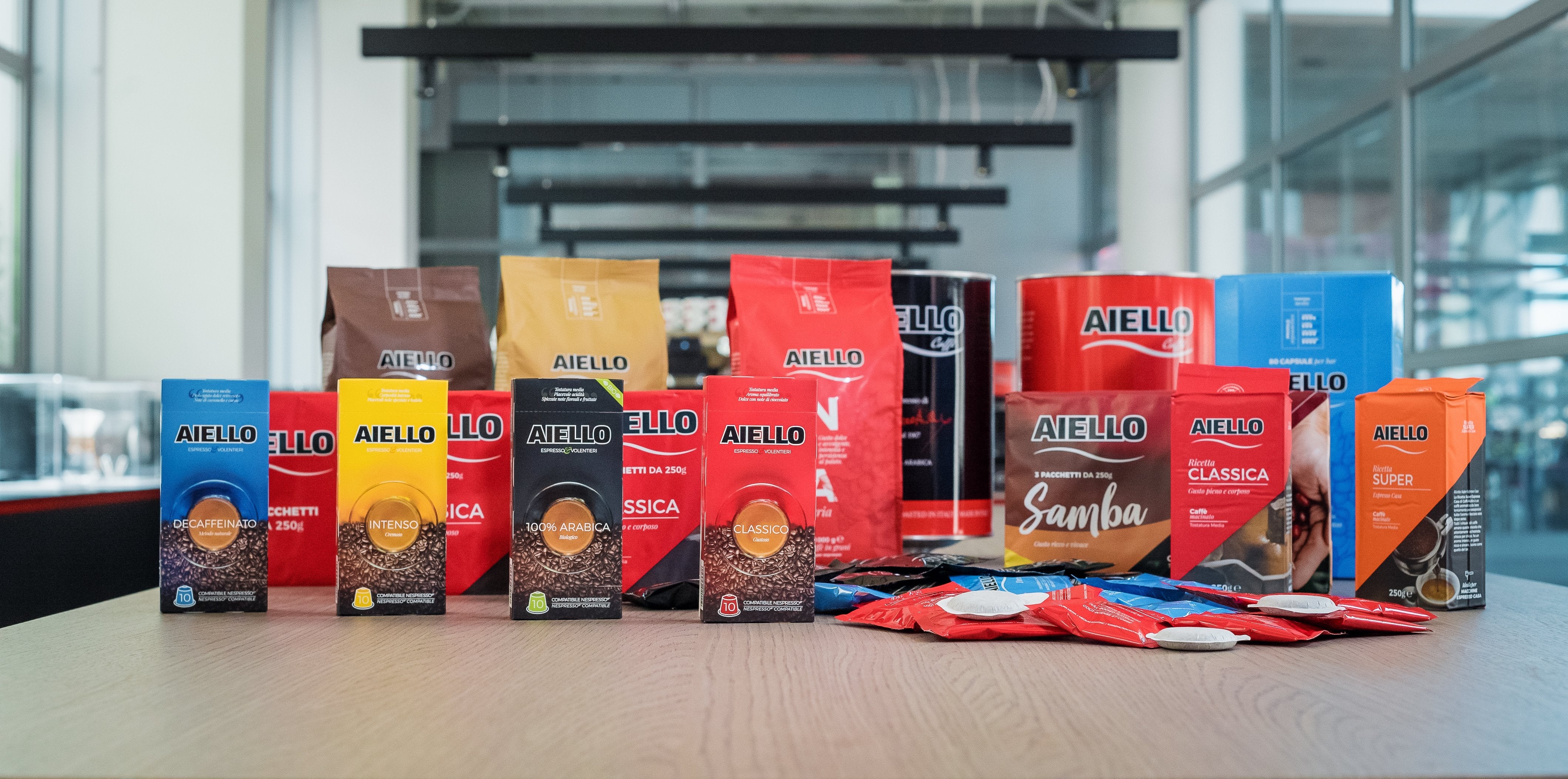 アルセド Alcedo Omnia MADE IN ITALY Aiello Caffé 100% Arabica Blend Italian Espresso – International Loft