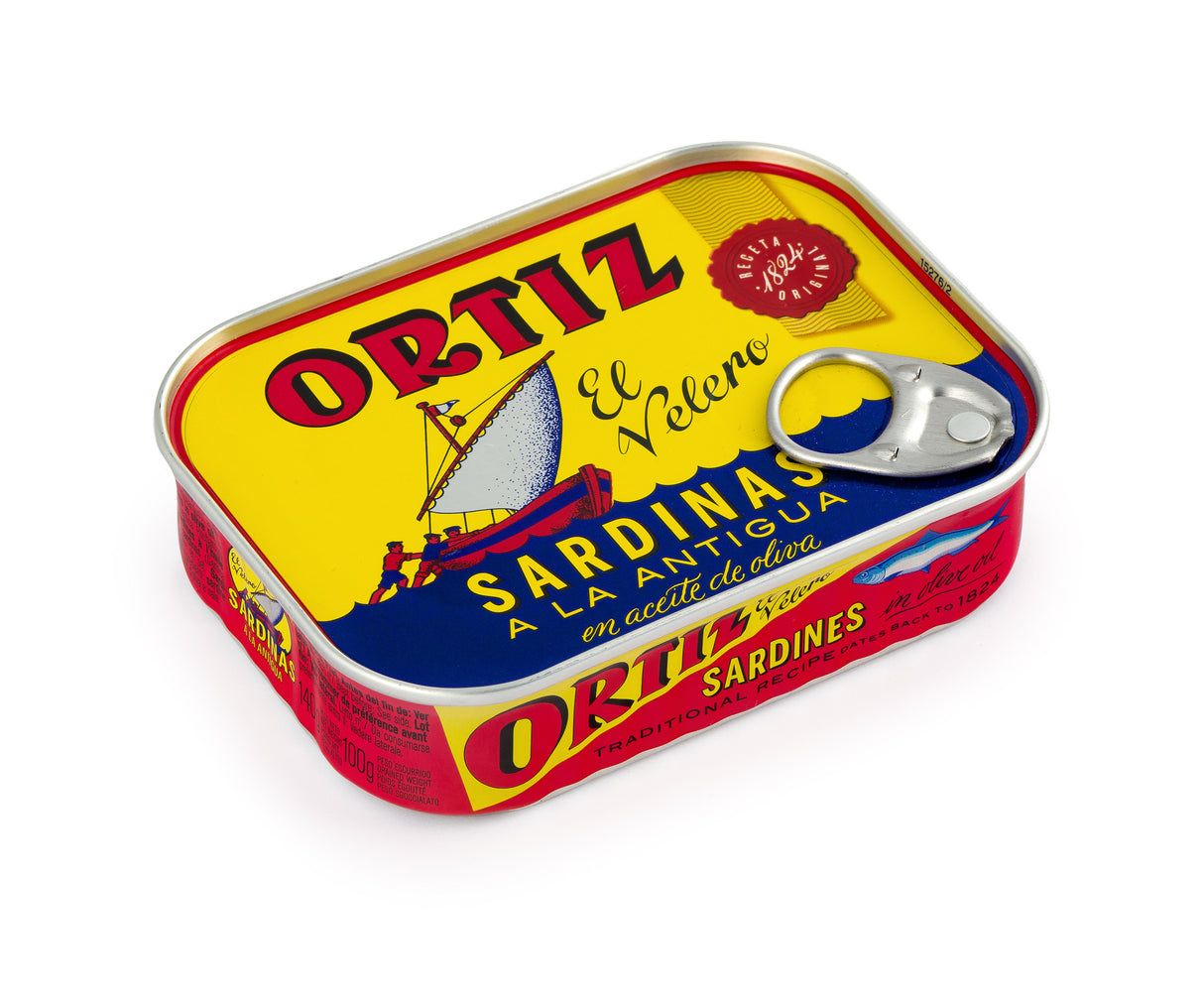 Ortiz Sardines in Olive Oil, 4.9 oz Can - International Loft